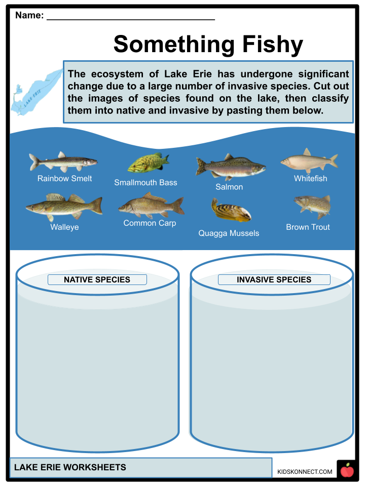 Lake Erie Worksheets