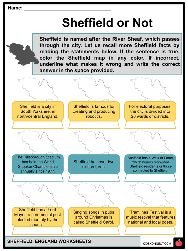 Sheffield Worksheets