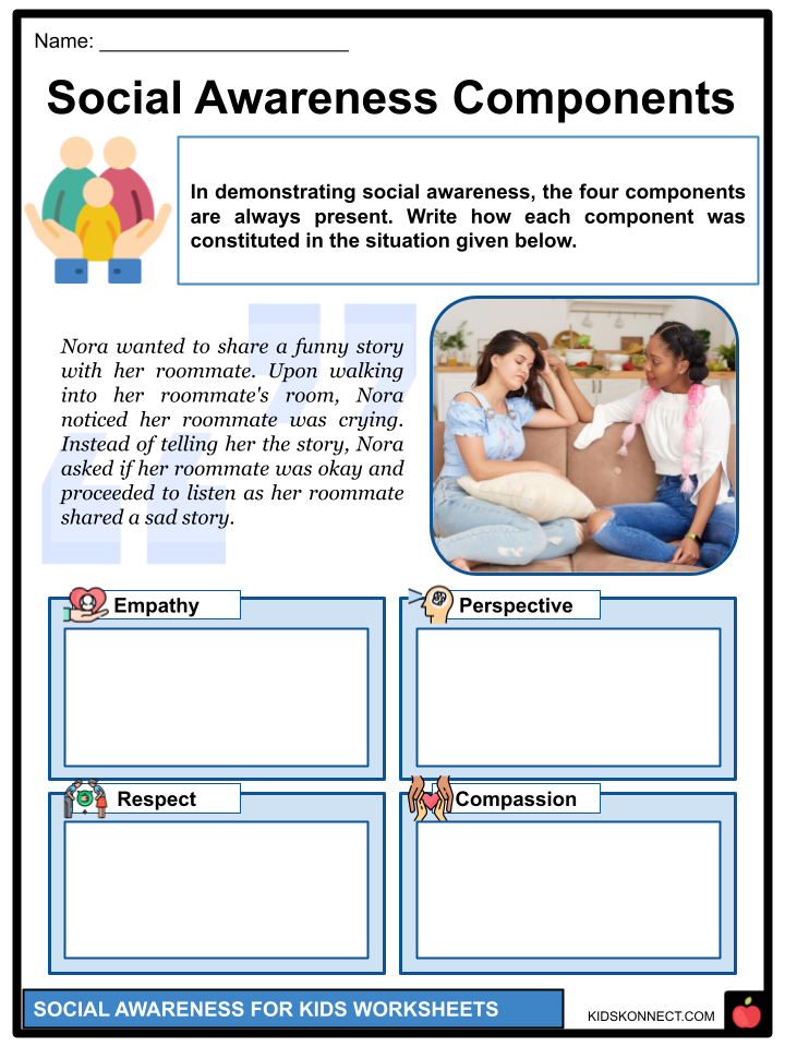 Social Awareness Worksheet