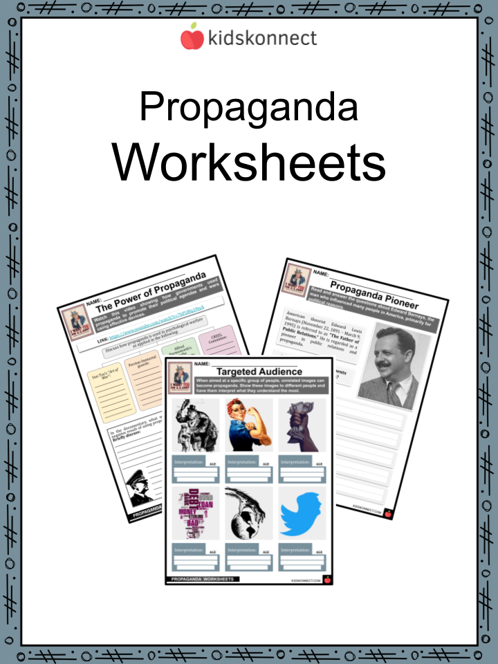 Propaganda Worksheet 6th Grade