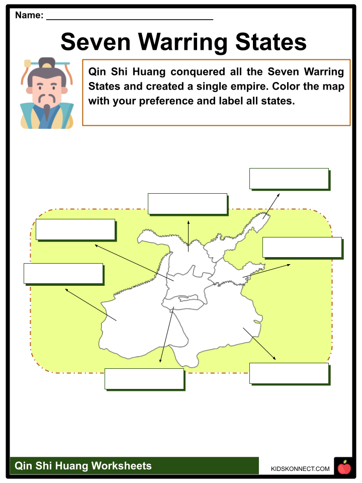 Qin Shi Huang Worksheets