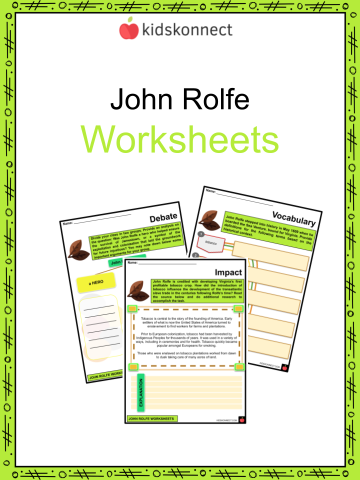 John Rolfe Worksheets