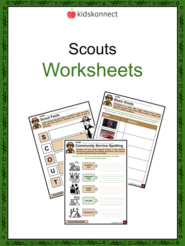 Scouts Worksheets | Who Founded Scouts? Uniform, Symbols